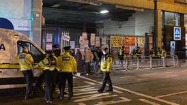 Protesters lock themselves inside Debenhams loading bay