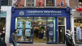 Carphone Warehouse Irish unit in the red ahead of merger