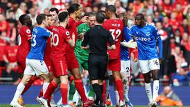 Everton contact referees’ board after derby loss to Liverpool