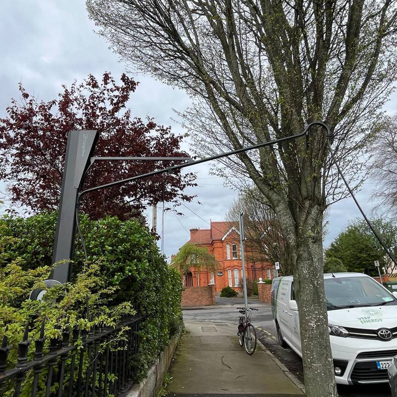 Electric vehicle ‘charging arms’ opposed by Dublin City Council