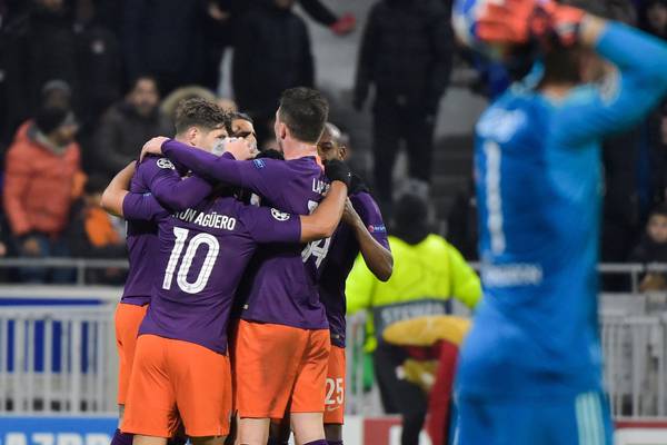 Man City level from behind twice against Lyon to qualify