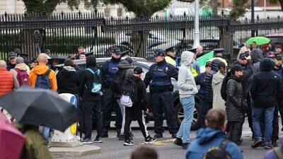 Dáil protests: Tánaiste labels conduct of demonstrators as ‘fascist-like behaviour’