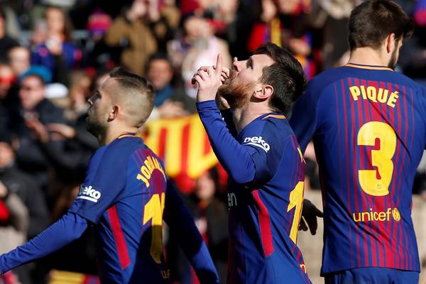 Messi ends goal ‘drought’ but Barca held to a draw