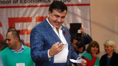 Georgian Dream leader tops polls ending Saakashvili rule