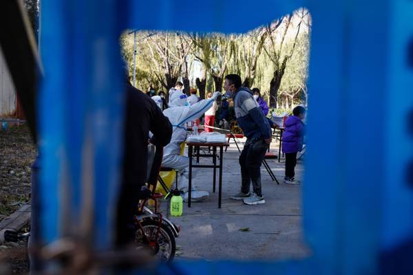 Covid lockdown protests erupt in China’s Xinjiang region 