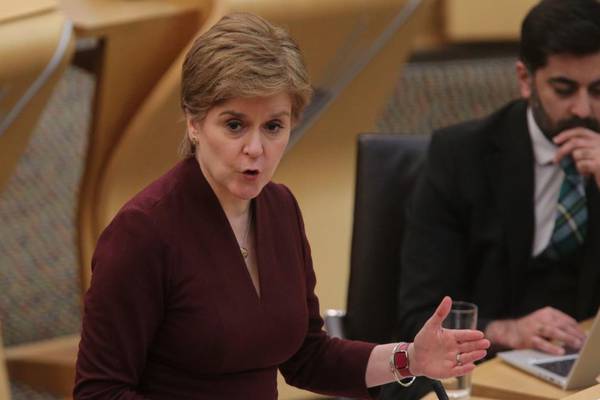 Sturgeon delays removal of face masks in Scotland as Covid cases rise