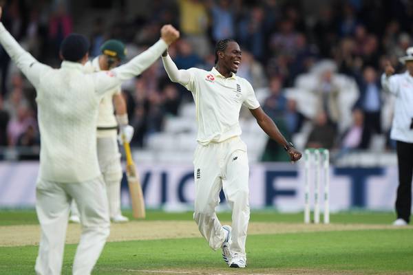 England in driving seat as Jofra Archer rips through Australia