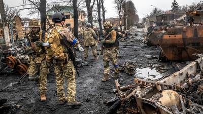 Bucha’s month of terror: how Russian forces left behind a landscape of horrors