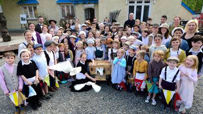 Pupils step back in time at country’s oldest primary school