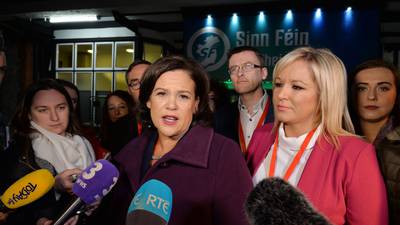 NI executive to be restored ‘when existing agreements honoured’ - SF