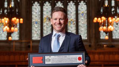 Dubliner Eoin Morgan receives Freedom of the City of London