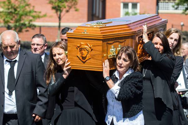 Funeral of Jean McConville’s son Billy takes place in west Belfast