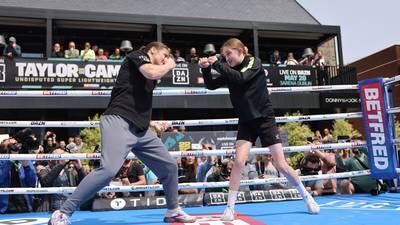 Katie Taylor brings Dundrum Town Centre to a standstill with public workout