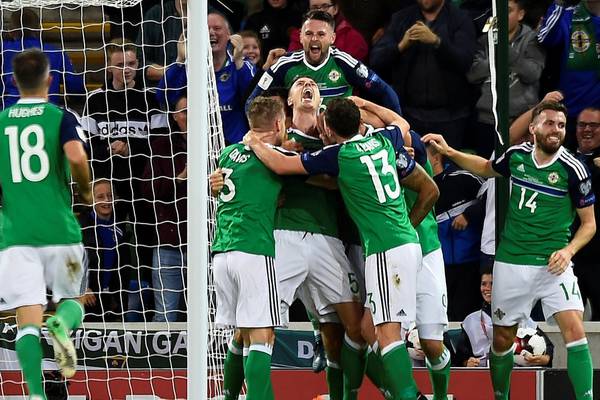 Northern Ireland make almost certain of World Cup playoff spot