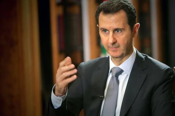 Poison gas attack in Syria 100% fabrication, says Assad