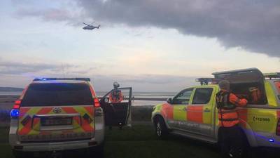 Coast Guard assists tourists cut off at Sandymount Strand