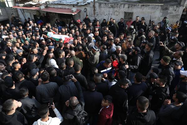 At least three Palestinians killed during military raid in Jenin