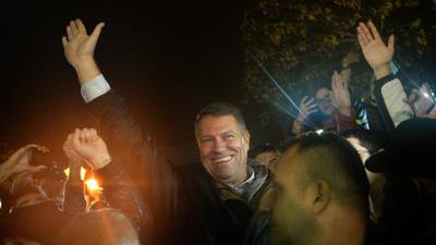 Provincial mayor inflicts shock defeat in Romania presidential vote
