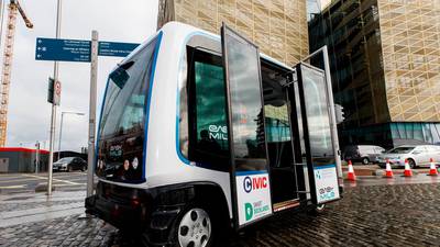 Driverless shuttle takes to the streets of Dublin