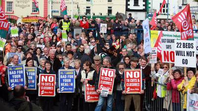 Thousands march over mental health unit in Galway