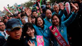 Taiwan’s pro-independence president on track for re-election