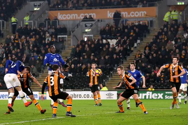 Ross Barkley’s late strike gives Everton share of spoils at Hull