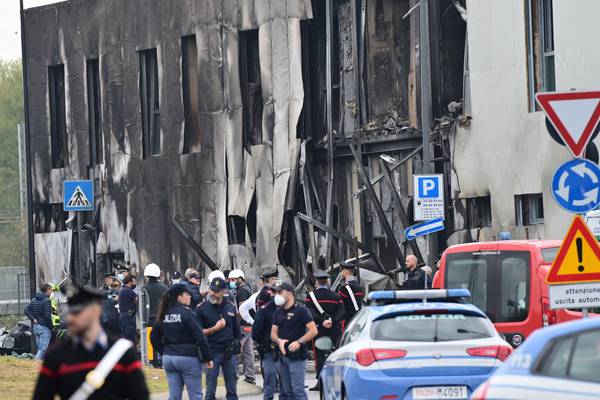 Eight die after private plane crashes into Milan office building