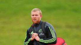 Keith Earls in line for return to action in January with Munster
