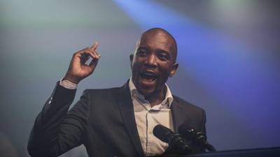 First black leader heads South Africa’s opposition party