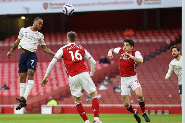 Manchester City strike early to beat Arsenal and go 10 clear