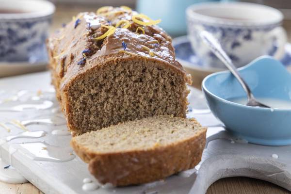 Gently flavoured citrus loaf cake for teatime