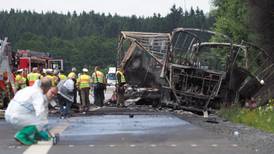 Eighteen dead after coach bursts into flames in Bavaria