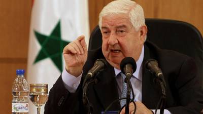 Syrian opposition told to expect strikes