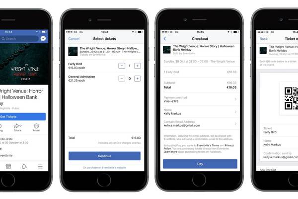 Eventbrite teams up with Facebook to sell event tickets direct