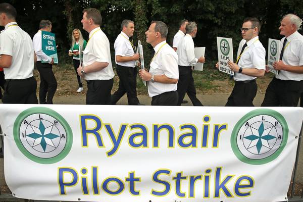 Third Ryanair pilots’ strike likely on Tuesday