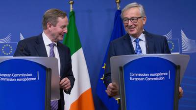 Enda Kenny calls for Brexit deal to include united Ireland provision