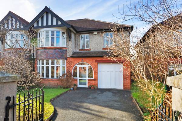 Stringer-built family home in Rathdown for €1.795m