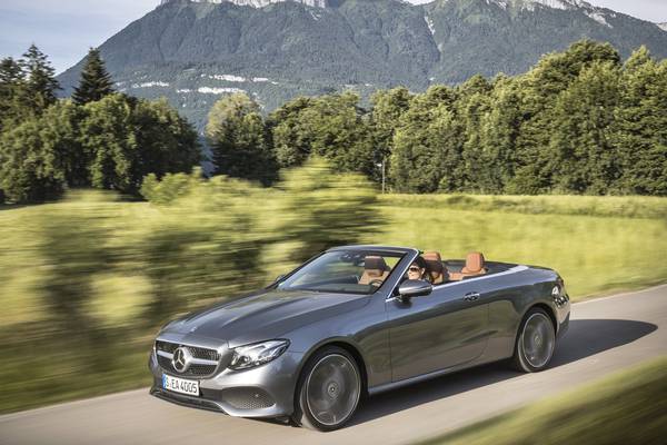 Where better to launch a soft-top Mercedes than on top of Mont Blanc
