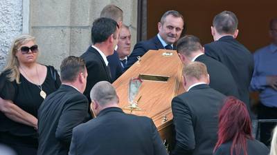 Trevor O’Neill ‘was nothing but good and kind’, funeral hears