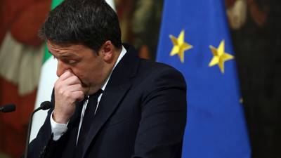 EU loses champion of change with Matteo Renzi’s exit