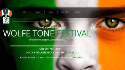 Council gives grant to Wolfe Tone Festival organised by Sinn Féin