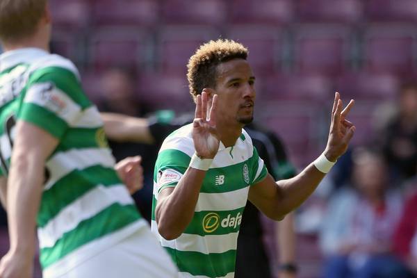 Celtic thrash Hearts to clinch sixth consecutive title