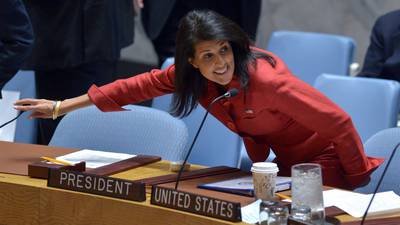 Nikki Haley: the unexpected rise of Trump’s woman at the UN