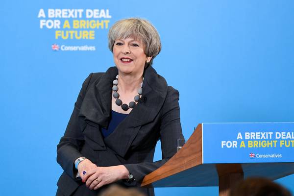 Theresa May urges voters to use next week’s election to affirm Brexit decision