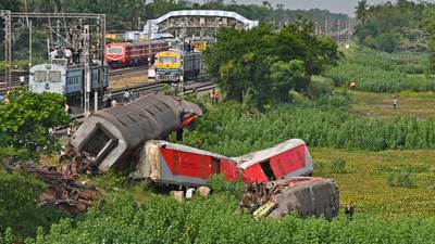 Indian train crash was caused by 'electronic interlocking' fault, says minister