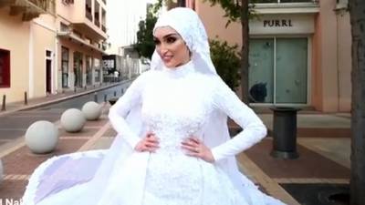 ‘Am I going to die?’ Lebanese bride describes wedding day shattered by explosion