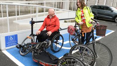 Trinity College Dublin installs first disabled bicycle parking facilities
