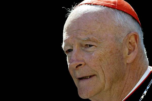 Former US cardinal Theodore McCarrick charged with abusing minor