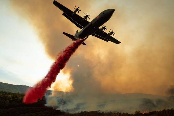California’s largest ever wildfire to burn for rest of month, say officials