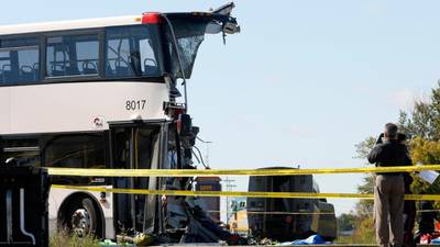 Six dead after train and bus collide in Ottawa